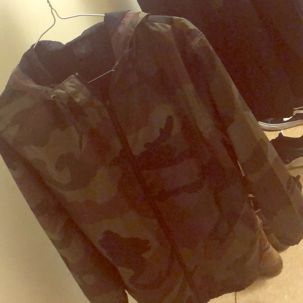 Camo Windbreaker